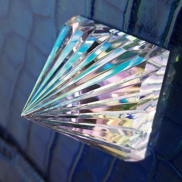 Pyramid Austrian Crystal Figurine Paperweight 3-bundle - Picture 6 of 7